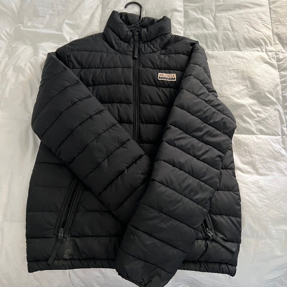 Hollister Black Puffer Jacket